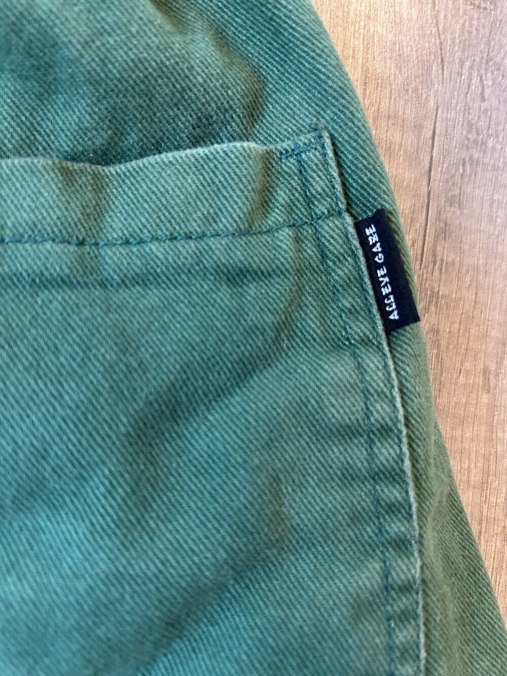 All Eye Gaze Lightning Graphic Green Drawstring Shorts Cotton Men’s S Streetwear - Picture 11 of 14